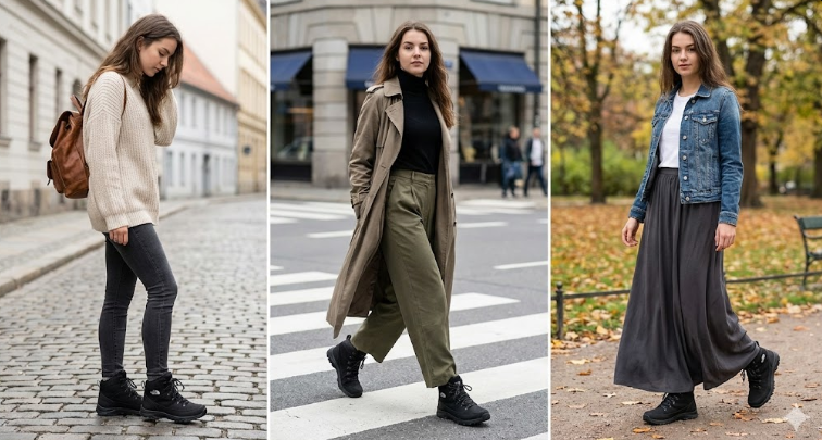 ノースフェイスNFW52320を履いたコーディネート例